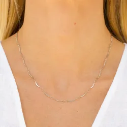 vanntett halskjede i stål  x 1,0 mm  - OCEANA