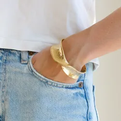 vanntett armring i forgylt stål  x 23 mm  - OCEANA