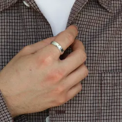 vanntett ring i stål