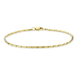 vanntett armbånd i forgylt stål  x 1,5 mm 