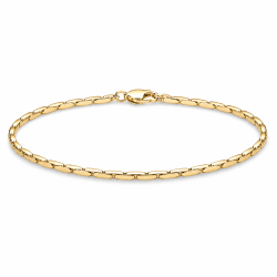 vanntett armbånd i forgylt stål  x 1,5 mm 