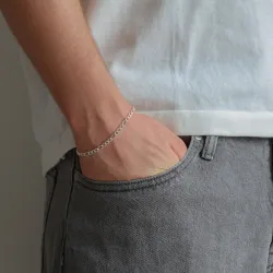 vanntett armbånd i stål  x 4,0 mm 