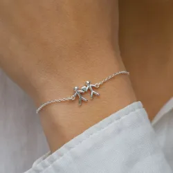 familie armbånd i sølv