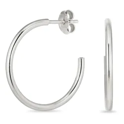 25 mm halvcreol i sølv