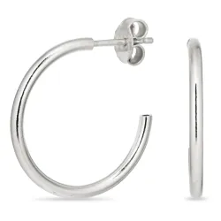 22 mm halvcreol i sølv