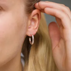 20 mm halvcreol i sølv