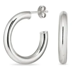 25 mm halvcreol i sølv