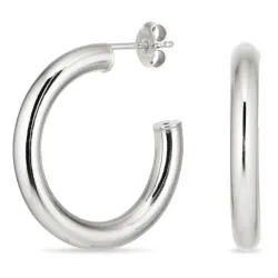 27 mm halvcreol i sølv