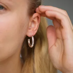 27 mm halvcreol i sølv