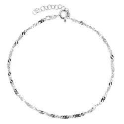 ankelkjede i sølv 24 + 3 cm x 