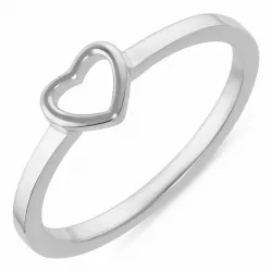 Hjerte ring i sølv