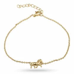 hester armbånd i forgylt sølv