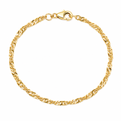 BNH singapore armbånd i 8 karat 17 cm x 2,3 mm