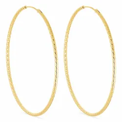 60 mm BNH creol i forgylt sølv