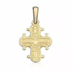13 x 15 mm dagmarkors i forgylt sølv - Amoré