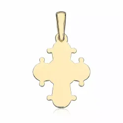 13 x 15 mm dagmarkors i forgylt sølv - Amoré