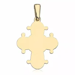 17 x 20 mm dagmarkors i forgylt sølv - Amoré