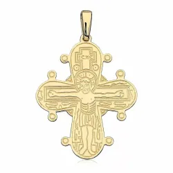 29 x 35 mm dagmarkors i forgylt sølv - Amoré