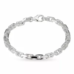 Bnh anker facet armbånd i sølv 21 cm x 5,6 mm