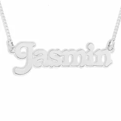 navnehalskjeder i sølv - My Letter