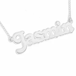 navnehalskjeder i sølv - My Letter