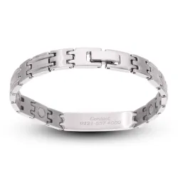 navnearmbånd i stål - My Letter