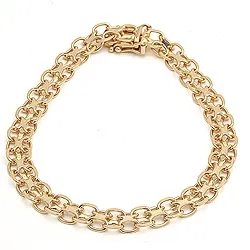 armbånd i 14 karat gull 21 cm x 6,5 mm