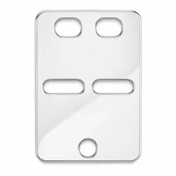 ID-plate i sølv