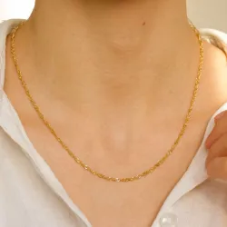 BNH singaporehalskjede i 14 karat gull 45 cm x 2,3 mm