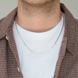 kongehalskjede i sølv 50 cm x 2,8 mm