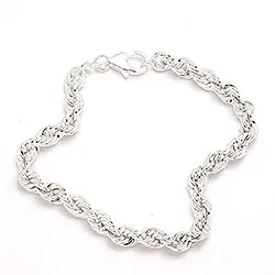 Bnh cordel armbånd i sølv 21 cm x 4,5 mm