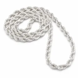 Bnh cordel kjede i sølv 50 cm x 4,5 mm