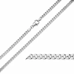 BNH panserarmbånd i sølv 17 cm x 3,3 mm