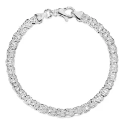 BNH Bismark armbånd i sølv 14,0 cm x 5,0 mm