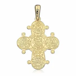 21 x 25 mm gull dagmarkors i 14 karat gull - Amoré