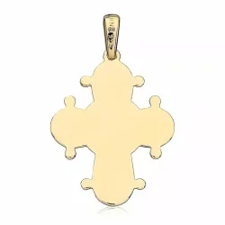 21 x 25 mm gull dagmarkors i 14 karat gull - Amoré