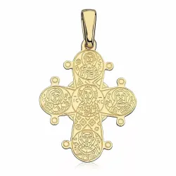 17 x 20 mm gull dagmarkors i 8 karat - Amoré