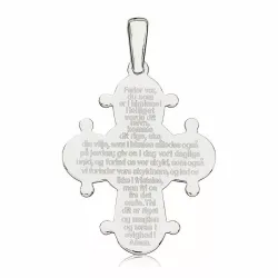 21 x 25 mm dagmarkors med fadervår i sølv - Amoré