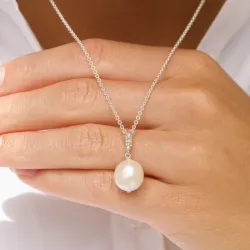 perle anheng i sølv