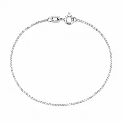 BNH panserarmbånd i sølv 21 cm x 1,3 mm