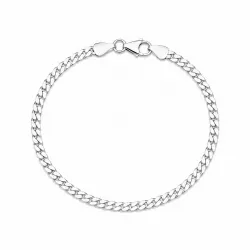 BNH panserarmbånd i sølv 21 cm x 3,3 mm