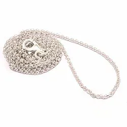 Tøft ertehalskjede i sølv 50 cm x 1,2 mm