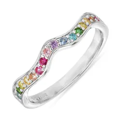 multifarget zirkon ring i sølv