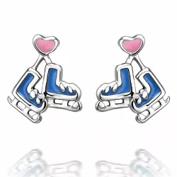 skøyte øredobber i sølv - Little Ones