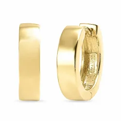 15 mm creol i forgylt sølv