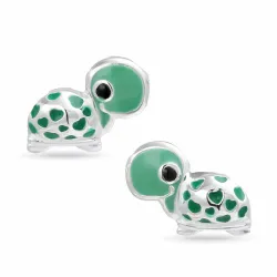 skilpadde ørestikker i sølv - Little Ones
