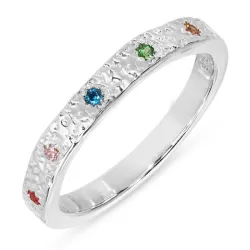 multifarget zirkon ring i sølv