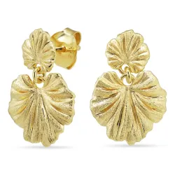 øredobber i forgylt sølv