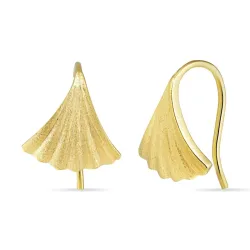 øredobber i forgylt sølv