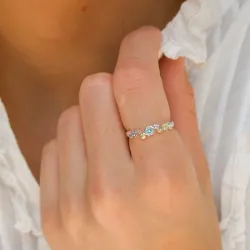 multifarget zirkon ring i sølv